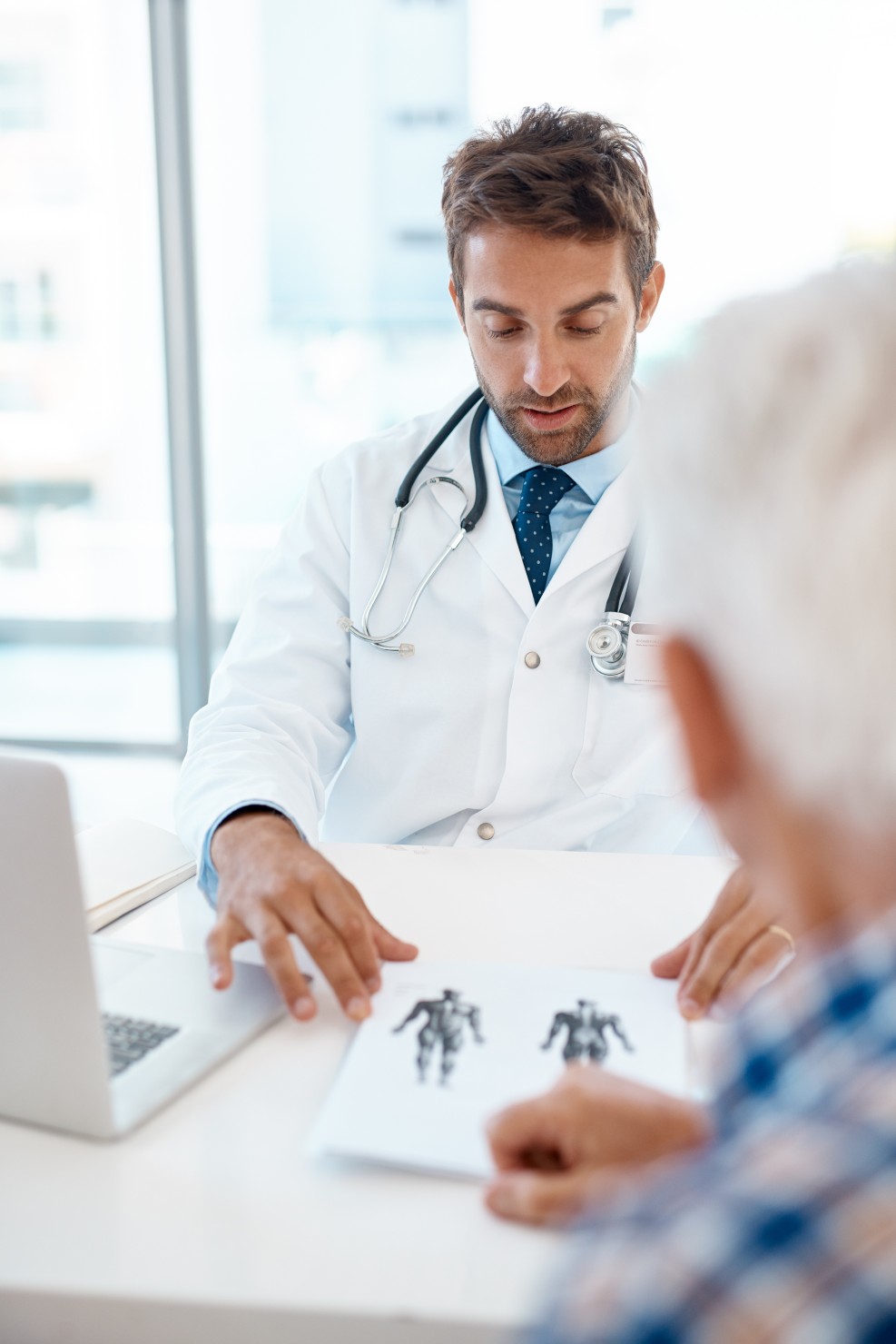Doctor with CCM patient