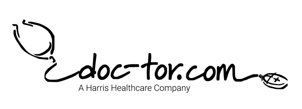 doctor.com Logo in black color