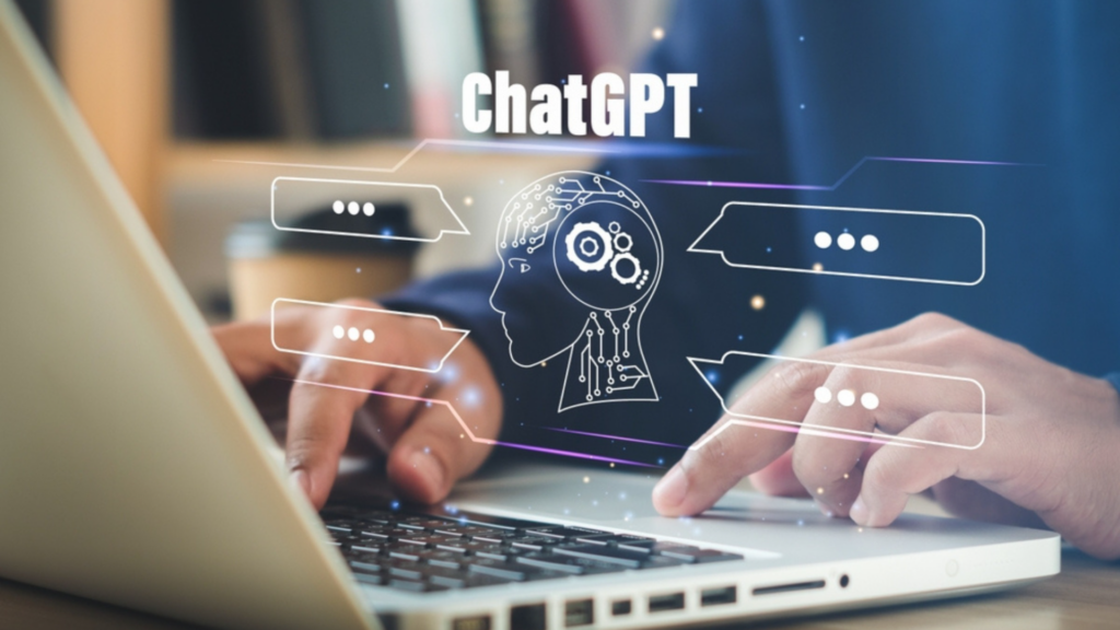 Person using ChatGPT